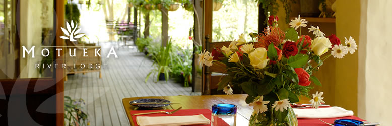 Cuisine at Motueka River Lodge